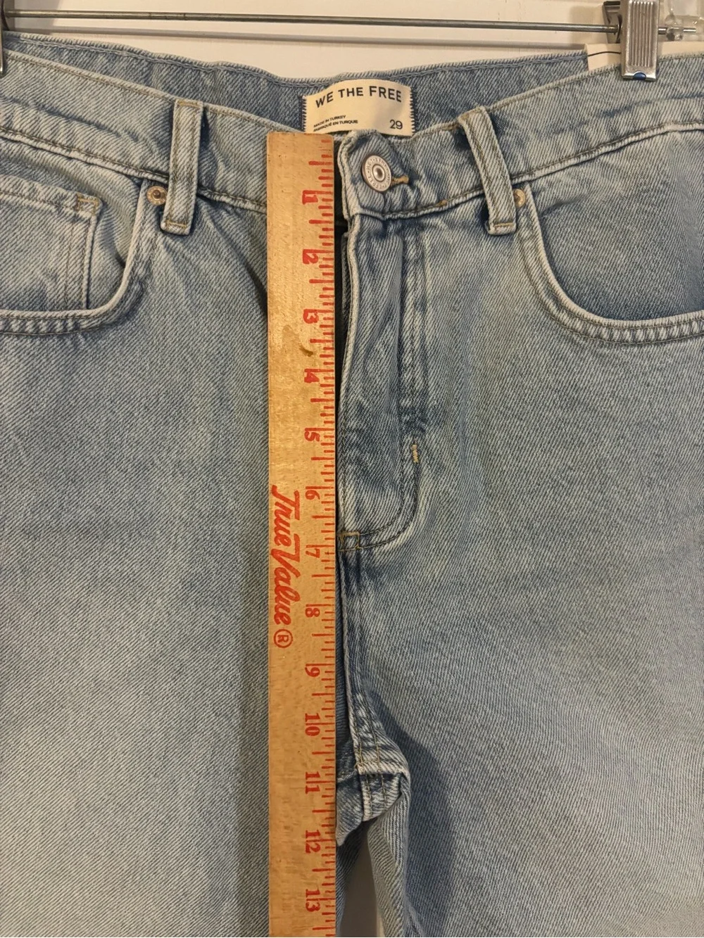 NWT Free People We The Free High Rise Denim Bermuda Shorts Size 29